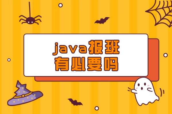 java报班有必要吗