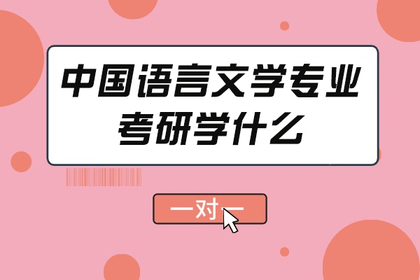 福州中国语言文学专业考研学什么