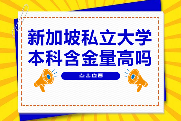 新加坡私立大学本科价值解析：国际认证与优势深度解读