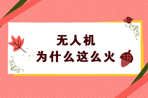 无人机为什么这么火