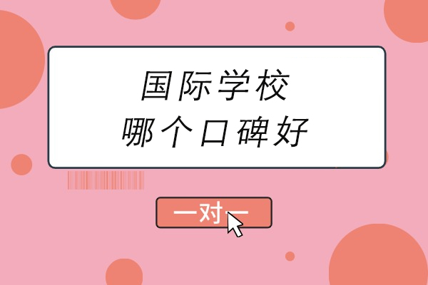 国际学校哪个口碑好