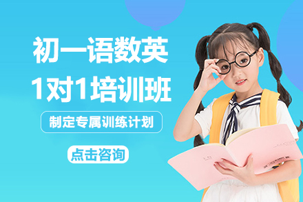 贵阳初一语数英1对1培训班