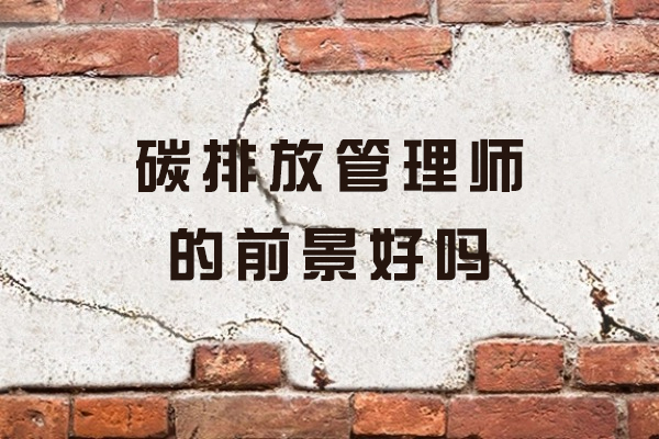 碳排放管理师的前景好吗