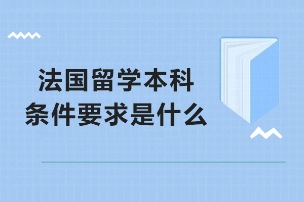 法国留学本科条件要求是什么