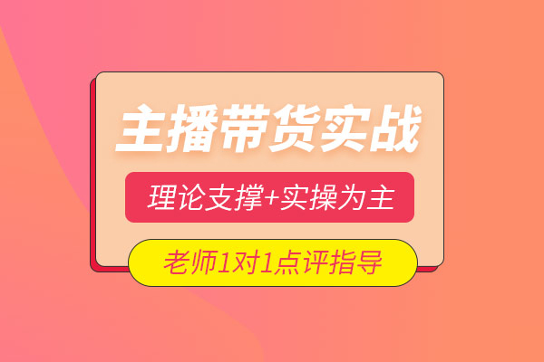 北京电商主播培训课程