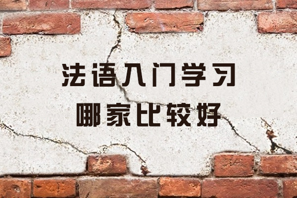 法语入门学习哪家比较好-哪里好