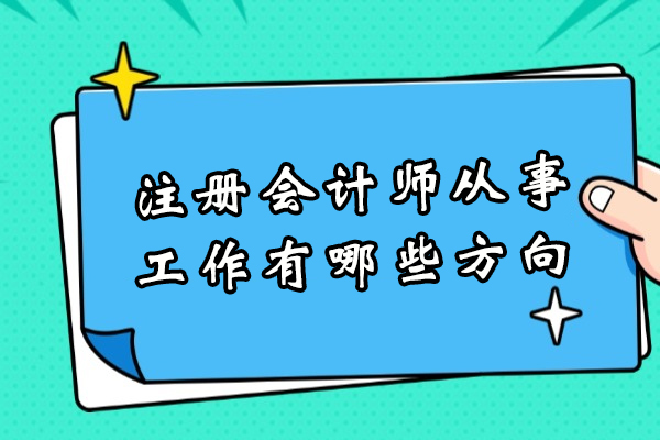 注册会计师从事工作有哪些方向-考了cpa能干什么工作