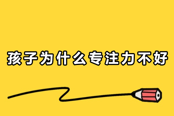 孩子为什么专注力不好