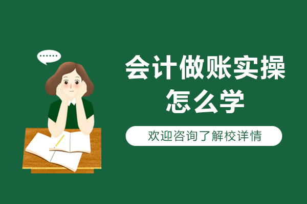 会计做账实操怎么学