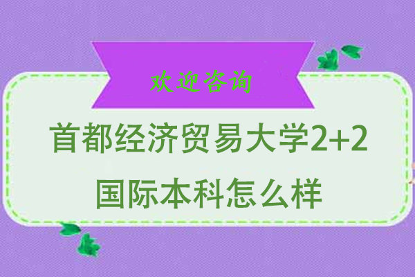 首都经济贸易大学2+2国际本科项目全面解析