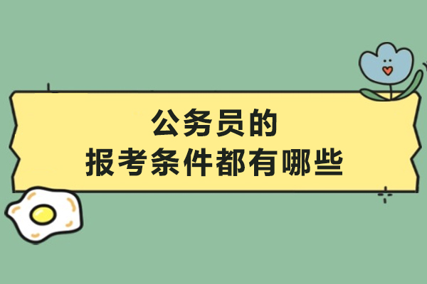 深度剖析公务员考试的准入要求