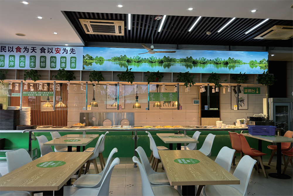 学校食堂环境