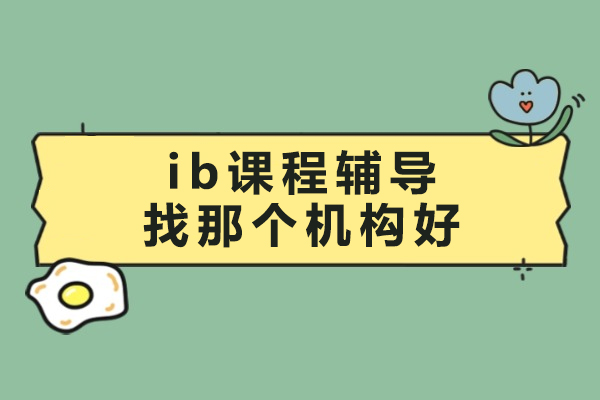 ib课程辅导找那个机构好？