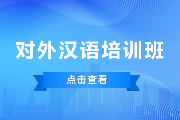 常州对外汉语培训班