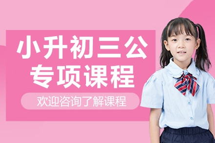 上海小升初三公专项课程