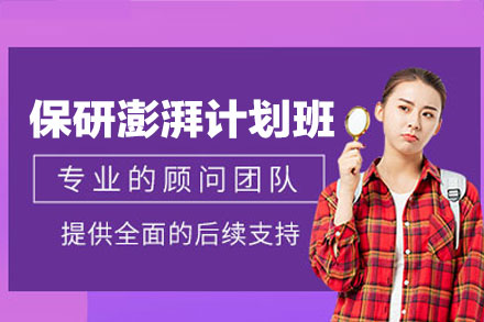 厦门保研澎湃计划全程班