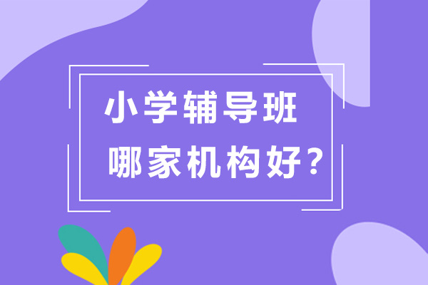 南京小学辅导班哪家机构好？
