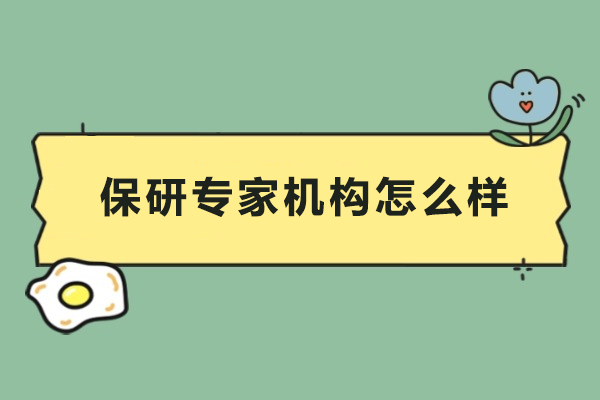 北京保研专家机构怎么样