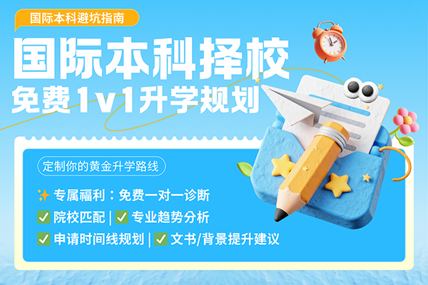国际本科择校1v1升学规划课程