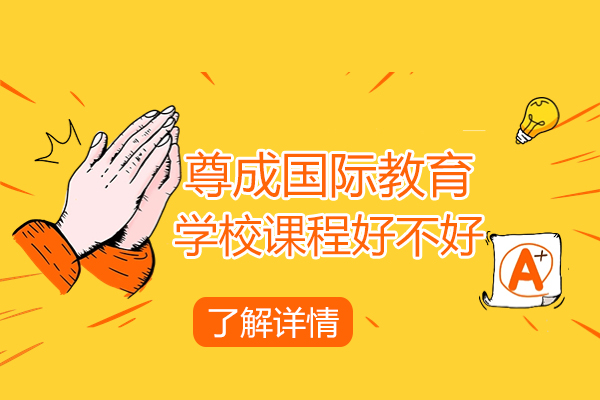 太原尊成国际教育学校课程好不好