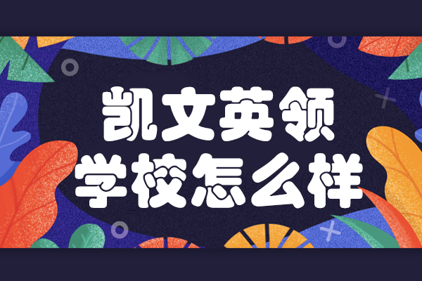 上海凱文英領(lǐng)學(xué)校怎么樣