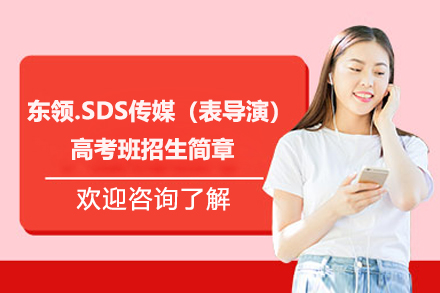 上海东领.SDS传媒（表导演）高考班招生简章