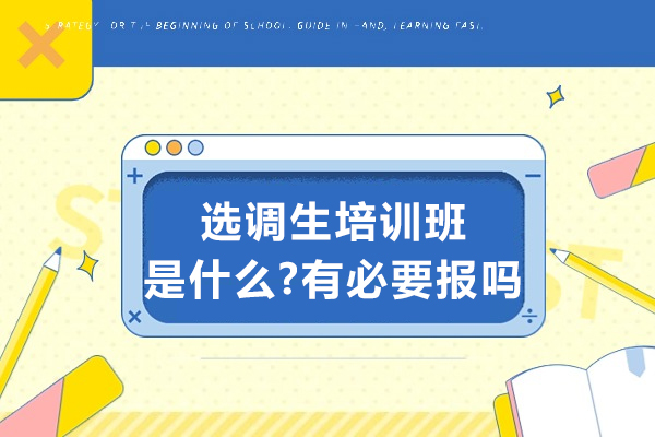 选调生培训班是什么-有必要报吗