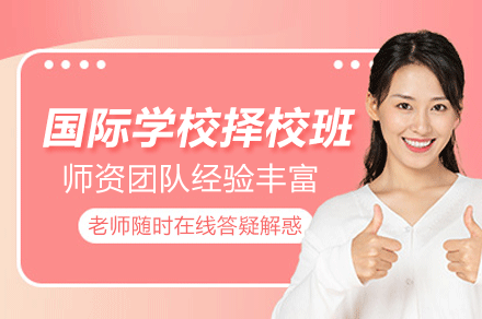 广州国际学校择校培训班