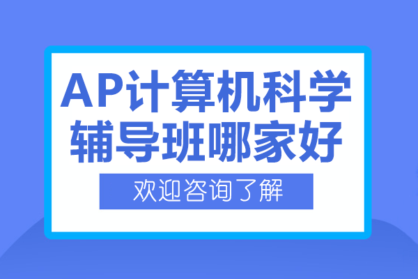 上海AP计算机科学辅导班哪家好