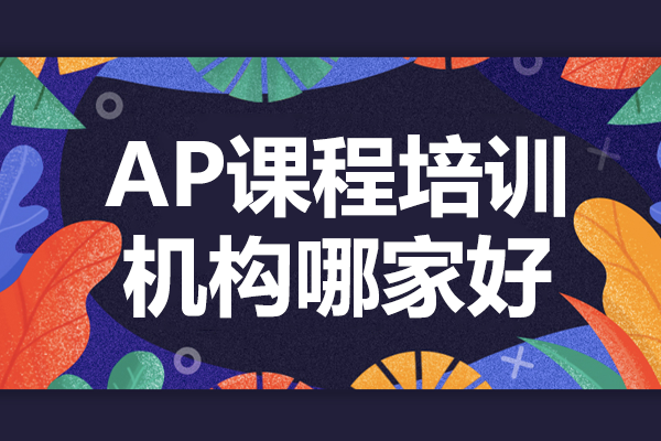 上海AP课程培训机构哪家好