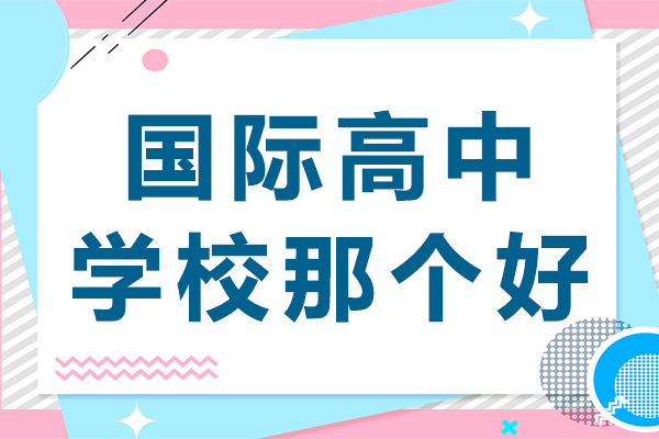 深圳国际高中学校那个好