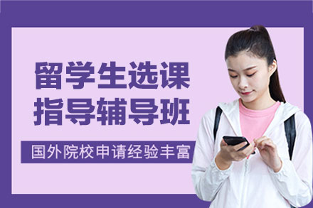 郑州留学生选课指导辅导班