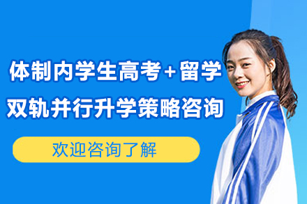 體制內(nèi)學生高考+留學雙軌并行升學策略咨詢