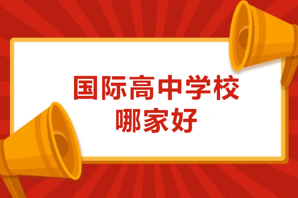 深圳国际高中学校哪家好