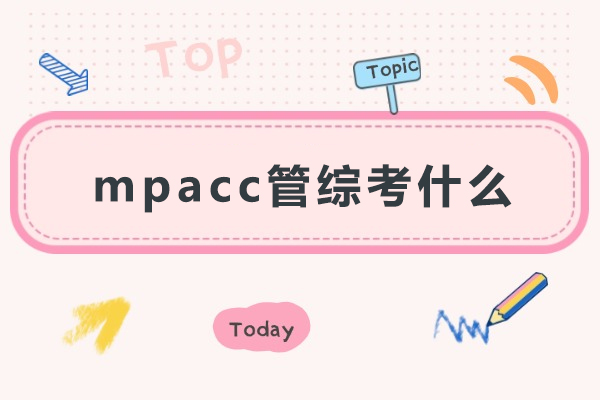 mpacc管综考什么