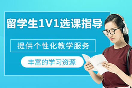 北京留学生1V1选课指导