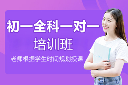 北京初一全科一对一培训班