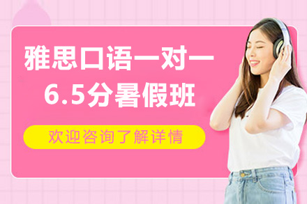 雅思口语一对一6.5分暑假班