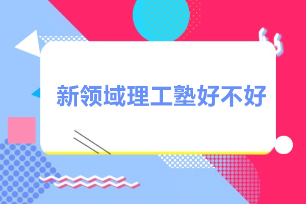 新领域理工塾好不好