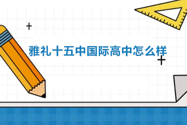长沙雅礼十五中国际高中怎么样