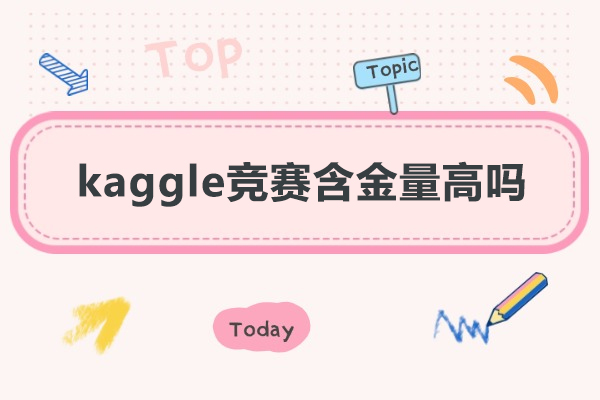 郑州kaggle竞赛含金量高吗
