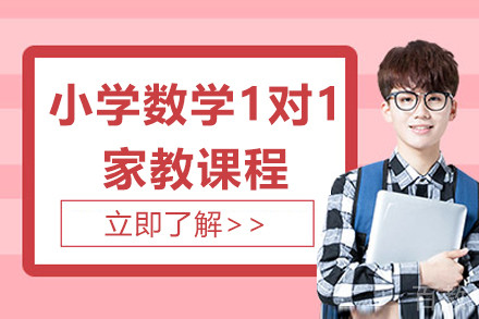 上海小学数学1对1家教课程